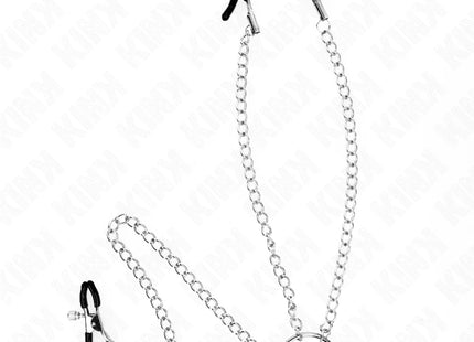 KINK - DREIFACH NIPPEL- UND KLITZISKLEMMEN MIT KETTE MODELL