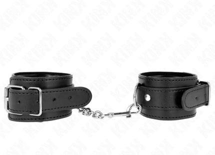 KINK - DÜNNE HANDGELENKFESSELN SCHWARZ VERSTELLBAR 21-33 CM
