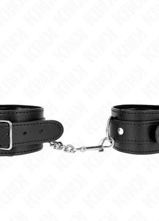 KINK - DÜNNE HANDGELENKFESSELN SCHWARZ VERSTELLBAR 21-33 CM