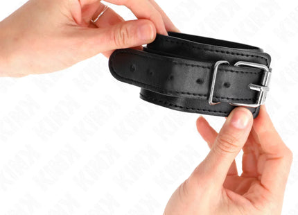 KINK - DÜNNE HANDGELENKFESSELN SCHWARZ VERSTELLBAR 21-33 CM