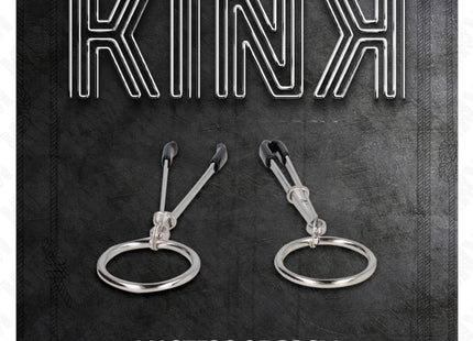 KINK - DÜNNE NIPPELKLEMMEN MIT O-RING 7 CM