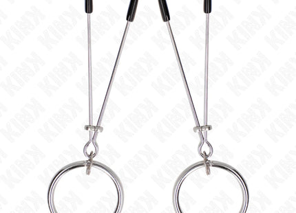 KINK - DÜNNE NIPPELKLEMMEN MIT O-RING 7 CM