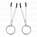 KINK - DÜNNE NIPPELKLEMMEN MIT O-RING 7 CM