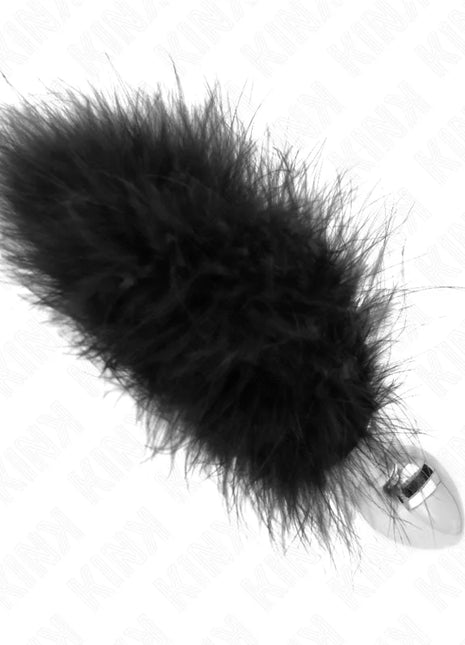 KINK - EDELSTAHL ANAL PLUG 11 x 7 CM MIT FEDER 11 CM