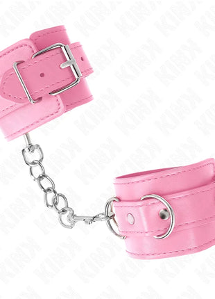 KINK - EINFACHE HANDGELENKSFESSELN ROSA VERSTELLBAR 20-23 CM X 5,5 CM