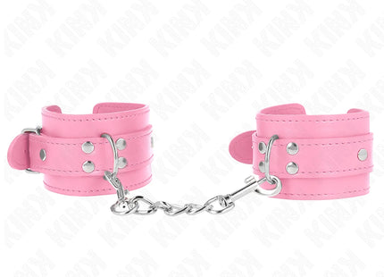 KINK - EINFACHE HANDGELENKSFESSELN ROSA VERSTELLBAR 20-23 CM X 5,5 CM