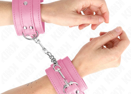 KINK - EINFACHE HANDGELENKSFESSELN ROSA VERSTELLBAR 20-23 CM X 5,5 CM