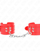 KINK - EINFACHE HANDGELENKSFESSELN ROT VERSTELLBAR 20-23 CM X 5,5 CM