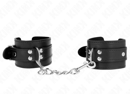 KINK - EINFACHE HANDGELENKSFESSELN SCHWARZ VERSTELLBAR 20-23 CM X 5,5 CM