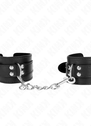 KINK - EINFACHE HANDGELENKSFESSELN SCHWARZ VERSTELLBAR 20-23 CM X 5,5 CM