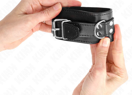 KINK - EINFACHE HANDGELENKSFESSELN SCHWARZ VERSTELLBAR 20-23 CM X 5,5 CM