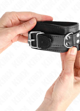 KINK - EINFACHE HANDGELENKSFESSELN SCHWARZ VERSTELLBAR 20-23 CM X 5,5 CM