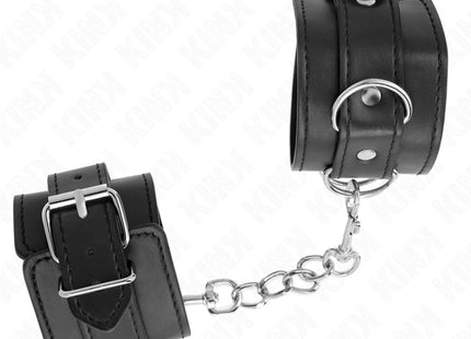 KINK - EINFACHE HANDGELENKSFESSELN SCHWARZ VERSTELLBAR 20-23 CM X 5,5 CM