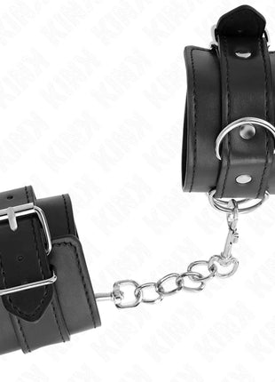 KINK - EINFACHE HANDGELENKSFESSELN SCHWARZ VERSTELLBAR 20-23 CM X 5,5 CM