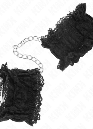 KINK - ELASTISCHE HANDGELENKSFESSELN AUS SPITZE NEGRO