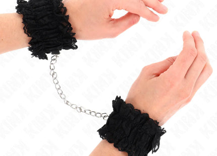 KINK - ELASTISCHE HANDGELENKSFESSELN AUS SPITZE NEGRO