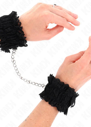 KINK - ELASTISCHE HANDGELENKSFESSELN AUS SPITZE NEGRO