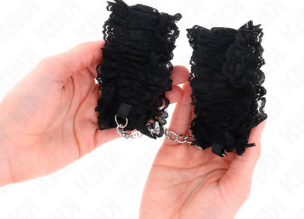 KINK - ELASTISCHE HANDGELENKSFESSELN AUS SPITZE NEGRO