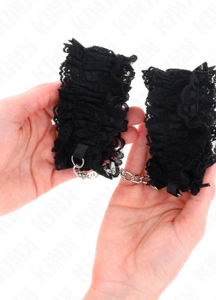 KINK - ELASTISCHE HANDGELENKSFESSELN AUS SPITZE NEGRO