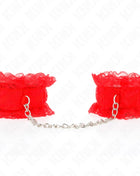 KINK - ELASTISCHE HANDGELENKSFESSELN AUS SPITZE ROT