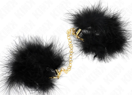 KINK - FEDERHANDMANSCHETTEN MIT GOLDKETTE MODELL