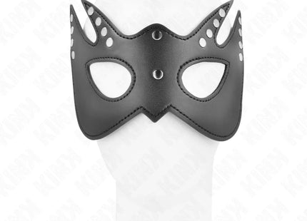 KINK - FLEDERMAUSMASKE MIT NIETEN 23 x 15 CM