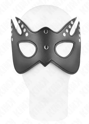 KINK - FLEDERMAUSMASKE MIT NIETEN 23 x 15 CM