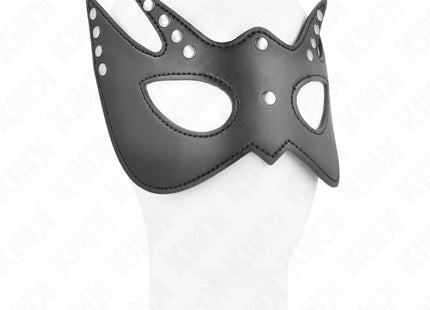 KINK - FLEDERMAUSMASKE MIT NIETEN 23 x 15 CM