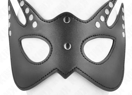 KINK - FLEDERMAUSMASKE MIT NIETEN 23 x 15 CM