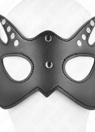 KINK - FLEDERMAUSMASKE MIT NIETEN 23 x 15 CM
