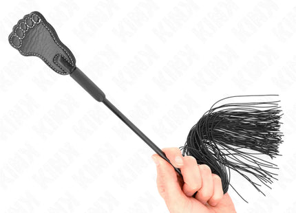 KINK - FUßFÖRMIGE PADDEL MIT QUASTENPEITSCHE 31 CM
