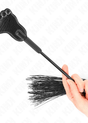 KINK - FUßFÖRMIGE PADDEL MIT QUASTENPEITSCHE 31 CM
