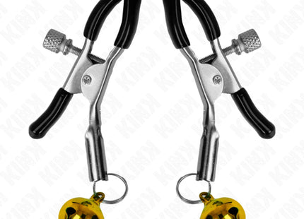 KINK - GOLDENE EINZELNE GLOCKEN-NIPPELNKLEMME 6 CM