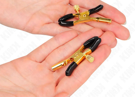 KINK - GOLDENE NIPPELKLEMMEN 6 CM