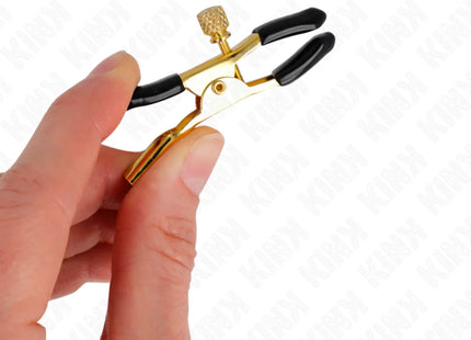 KINK - GOLDENE NIPPELKLEMMEN 6 CM