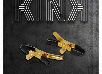 KINK - GOLDENE NIPPELKLEMMEN 6 CM