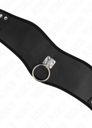 KINK - HALSKETTE 65 CM MIT BREITEM RIEMEN VERSTELLBAR 40-55 CM X 10 CM
