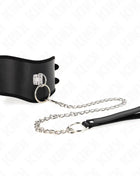KINK - HALSKETTE 65 CM MIT BREITEM RIEMEN VERSTELLBAR 40-55 CM X 10 CM
