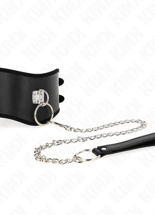 KINK - HALSKETTE 65 CM MIT BREITEM RIEMEN VERSTELLBAR 40-55 CM X 10 CM