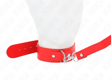 KINK - HALSKETTE MIT GÜRTEL 116 CM ROJO GURT VERSTELLBAR 32-50 CM X 8 CM