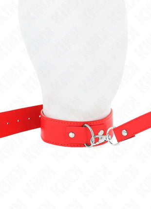 KINK - HALSKETTE MIT GÜRTEL 116 CM ROJO GURT VERSTELLBAR 32-50 CM X 8 CM