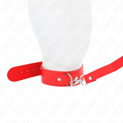 KINK - HALSKETTE MIT GÜRTEL 116 CM ROJO GURT VERSTELLBAR 32-50 CM X 8 CM