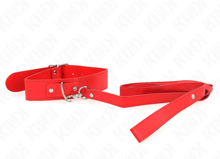 KINK - HALSKETTE MIT GÜRTEL 116 CM ROJO GURT VERSTELLBAR 32-50 CM X 8 CM