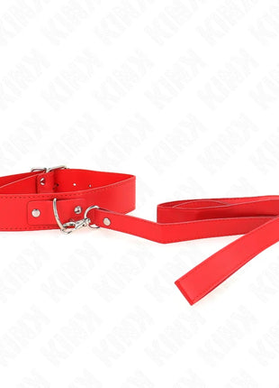 KINK - HALSKETTE MIT GÜRTEL 116 CM ROJO GURT VERSTELLBAR 32-50 CM X 8 CM