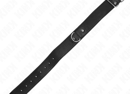 KINK - HALSKETTE MIT GÜRTEL 116 CM SCHWARZ GURT VERSTELLBAR 32-50 CM X 8 CM