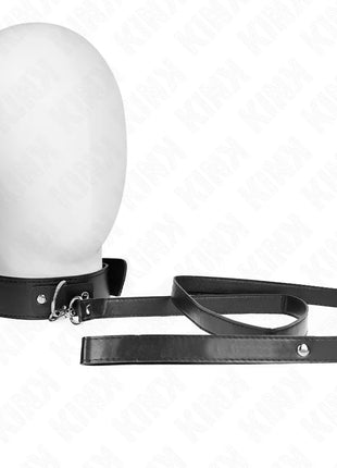 KINK - HALSKETTE MIT GÜRTEL 116 CM SCHWARZ GURT VERSTELLBAR 32-50 CM X 8 CM