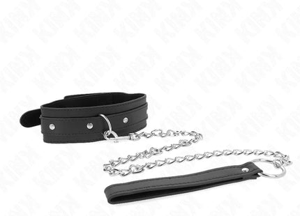 KINK - HALSKETTE MIT LEINE 65 CM 1 RING VERSTELLBAR 38-49 CM X 5 CM