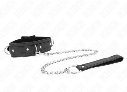 KINK - HALSKETTE MIT LEINE 65 CM 3 RING MODELL 1 VERSTELLBAR 38-49 CM X 5 CM