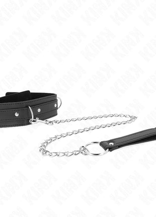 KINK - HALSKETTE MIT LEINE 65 CM 3 RING MODELL 1 VERSTELLBAR 38-49 CM X 5 CM