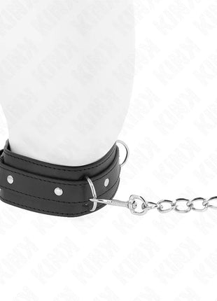 KINK - HALSKETTE MIT LEINE 65 CM 3 RING MODELL 1 VERSTELLBAR 38-49 CM X 5 CM